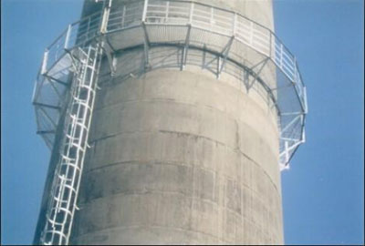  煙囪平臺護網安裝